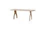 Miniature Tani light wood dining table Clipped