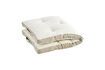 Miniature Taupe and cream cotton mattress cushion Double 4