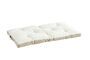 Miniature Taupe and cream cotton mattress cushion Double Clipped