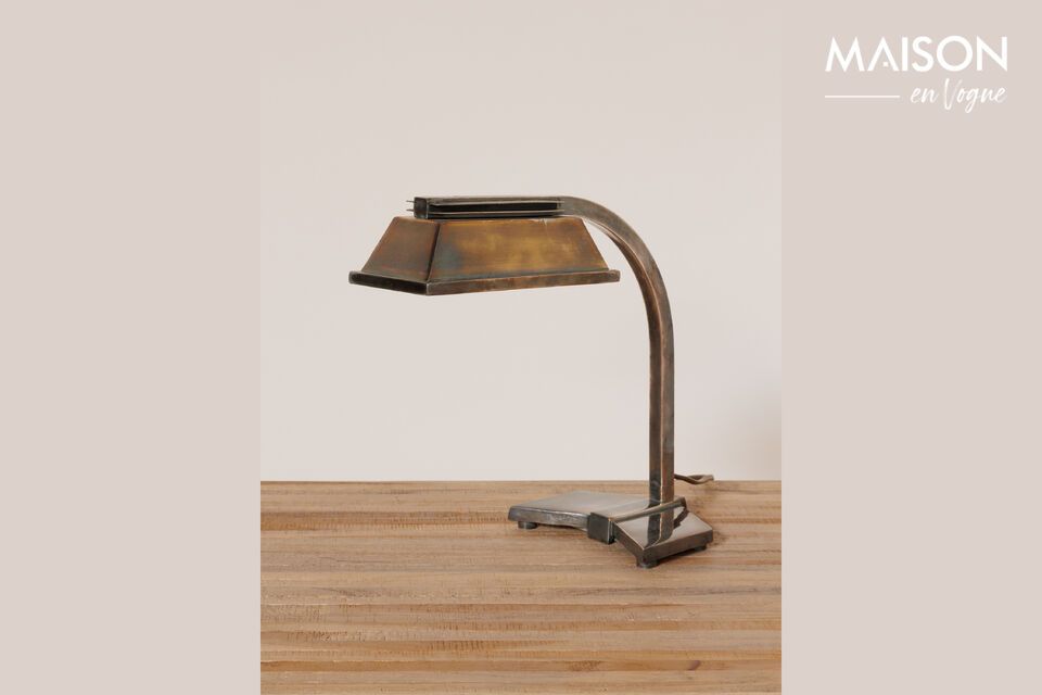 Tech brass copper desk lamp Chehoma