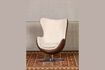 Miniature Tenzing brown leather armchair 3