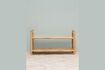 Miniature Tequila beige bamboo low shelf 1