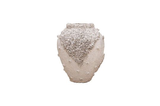 Teral large white terracotta planter Clipped