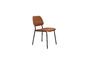 Miniature Terracotta fabric chair Darby Clipped