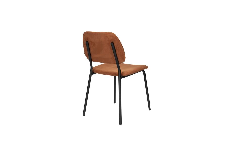 Made from high-quality fabric, this chair offers a soft-touch surface that\'s easy to maintain