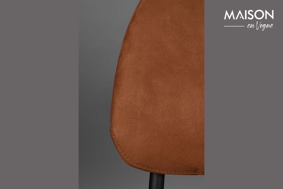 Choose this Terracotta fabric chair to add a timeless element of style to your decor