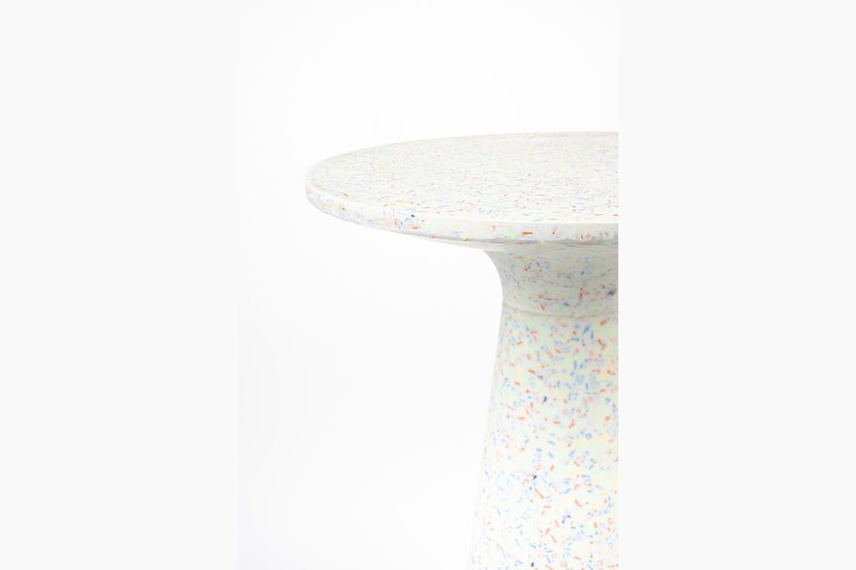 Terrazzo multicolour side table Victoria - 5