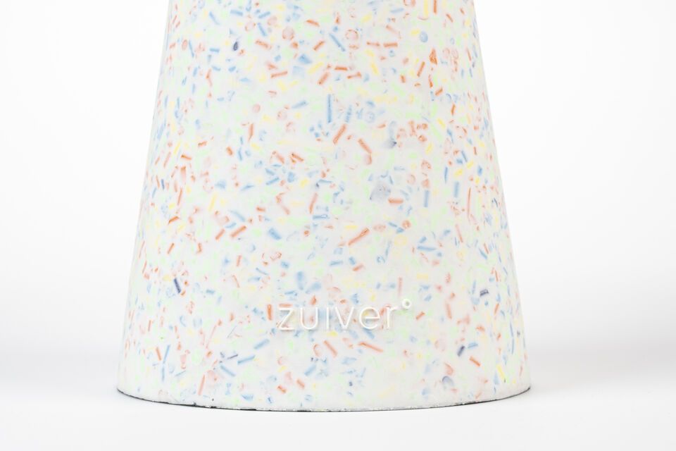 Terrazzo multicolour side table Victoria - 6