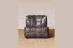 Miniature Tetris brown leather armchair 3