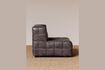 Miniature Tetris brown leather armchair 5