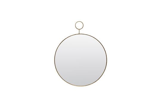 The Loop large brass mirror Clipped