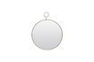 Miniature The Loop large brass mirror 1