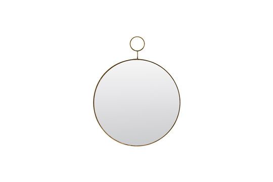 The Loop small brass mirror Clipped