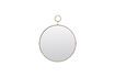 Miniature The Loop small brass mirror 1