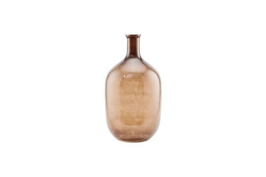 Tinka brown glass vase Clipped