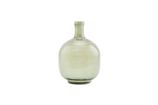 Tinka green glass vase Clipped