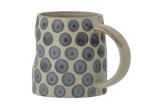 Tinni blue stoneware mug Clipped