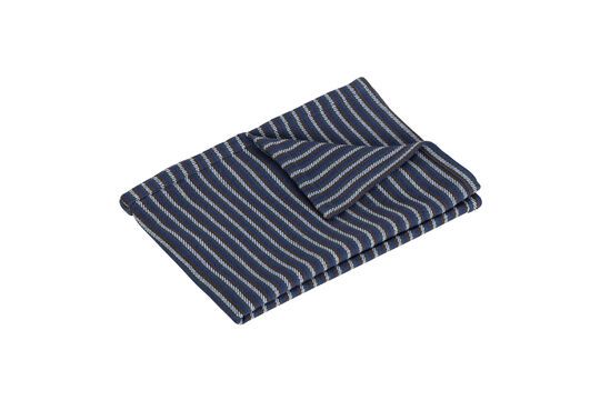 Tint dark blue cotton tea towel Clipped