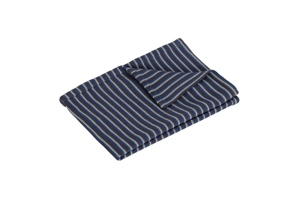 Tint dark blue cotton tea towel Hübsch