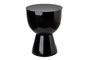 Miniature Tip Tap black polyester side table Clipped