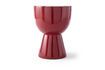 Miniature Tip tap burgundy red fiberglass stool 4