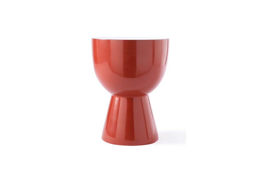 Tip Tap coral, lacquered polyester, practical and design