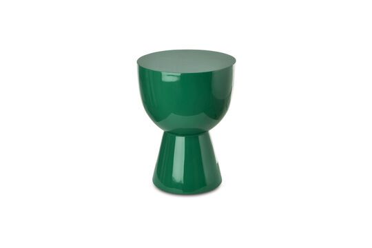 Tip Tap green polyester side table Clipped