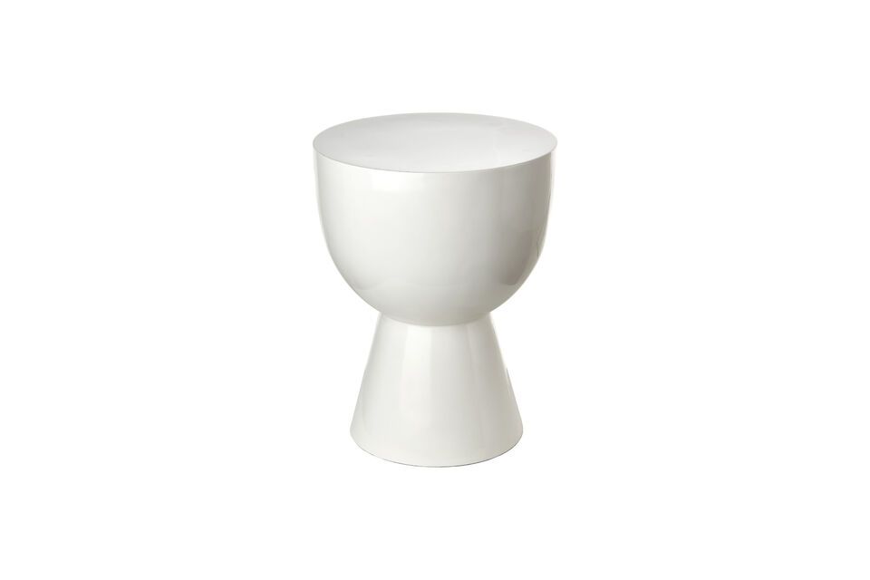 Tip tap white fiberglass stool Pols Potten