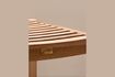 Miniature Tirama beige teak chair 8