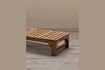 Miniature Tirama beige teak chaise longue 6