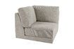 Miniature Toronto grey fabric corner unit 2