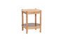 Miniature Trava beige oak side table Clipped