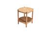 Miniature Trava beige oak side table 5