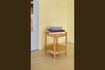 Miniature Trava beige oak side table 2