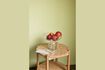 Miniature Trava beige oak side table 3