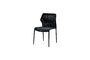 Miniature Triana black metal chair Clipped