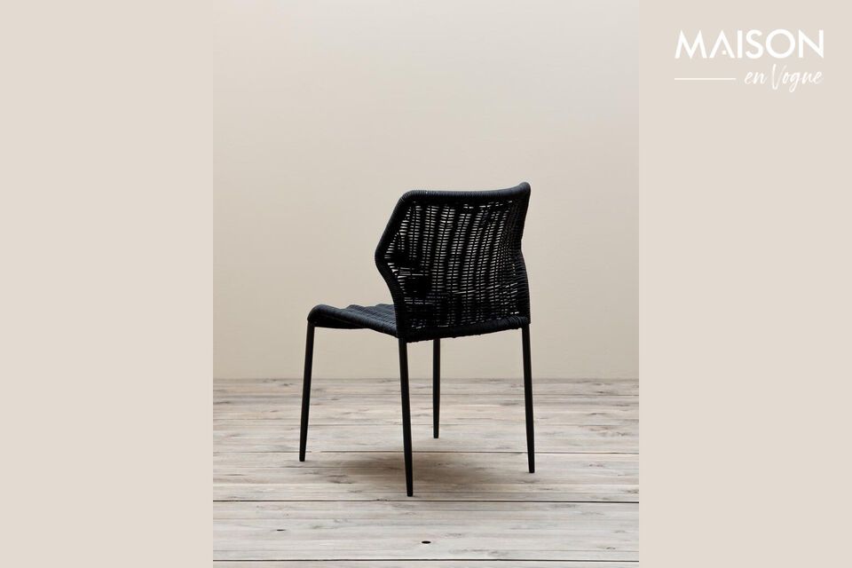 Give your space a functional and elegant addition with our Triana Black Metal Chair