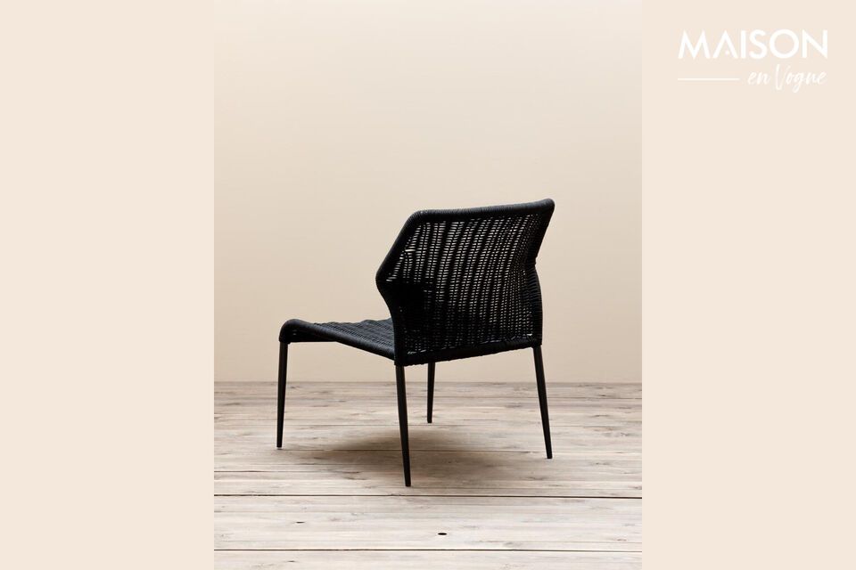 Bring elegance and durability to your space with our new black iron chair