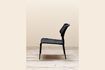 Miniature Triana black metal lounge chair 4