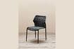 Miniature Triana grey metal chair 1