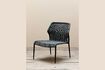 Miniature Triana grey metal lounge chair 1