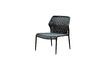 Miniature Triana grey metal lounge chair 4