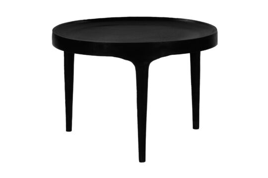 Trip black aluminum coffee table Clipped