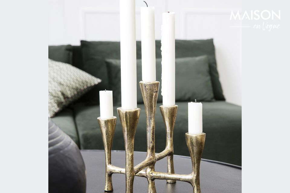 Light up your evenings with brass elegance.