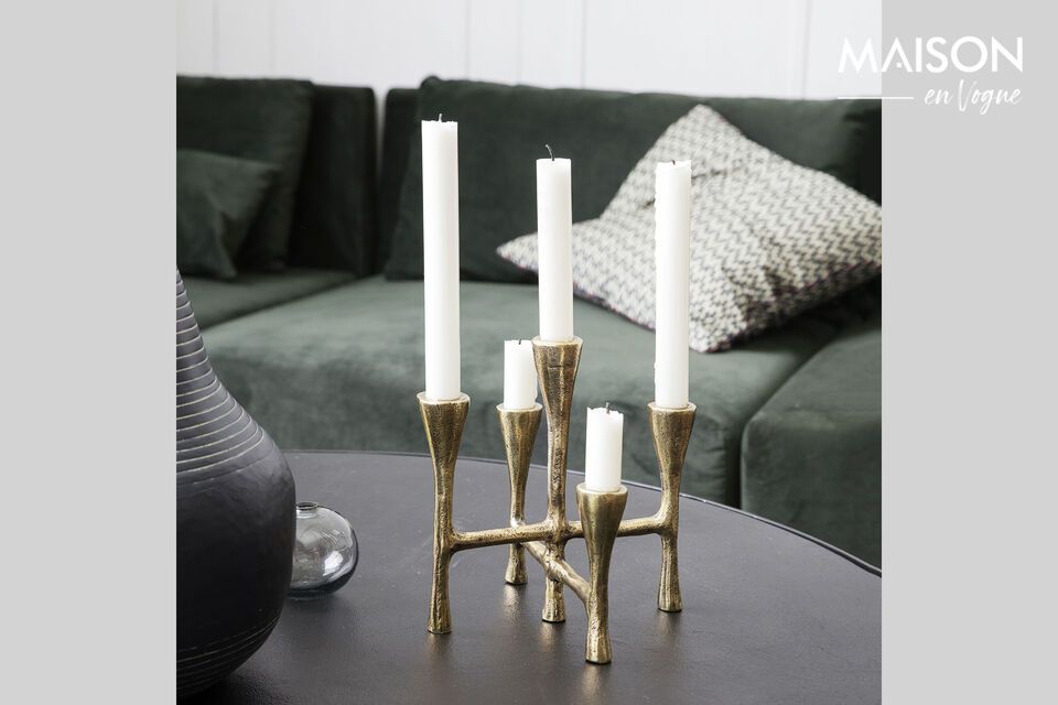 Introduce a subtle touch of elegance to your home with the Tristy candleholder