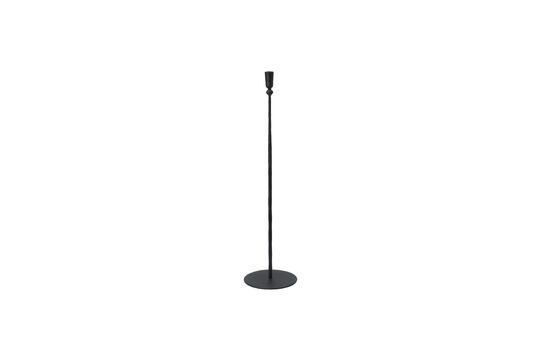 Trivo small black metal candlestick Clipped