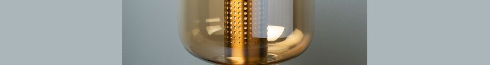 Material Details Tuba gold metal table lamp