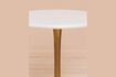 Miniature Tulipa white and gold marble side table 4