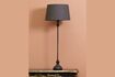 Miniature Tulipe table lamp in dark wood 1