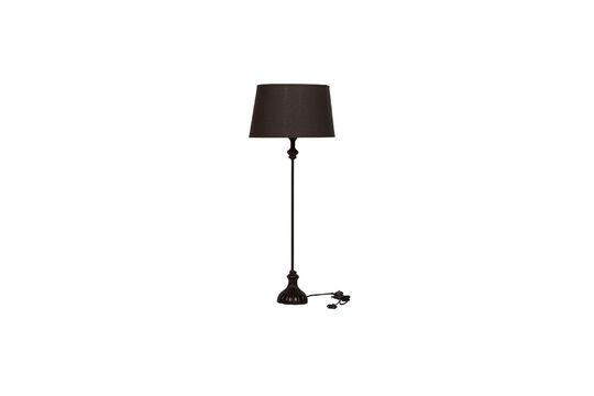 Tulipe table lamp in dark wood Clipped